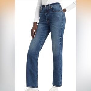 Levi’s ribcage straight ankle Classic Blue Women's Jeans